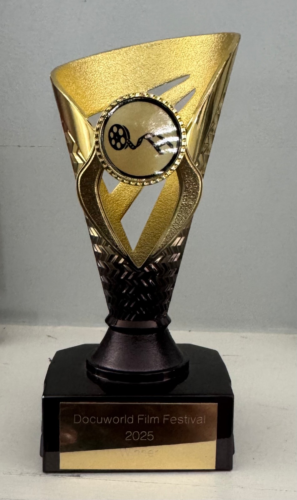 Docuworld Film Festival Trophy